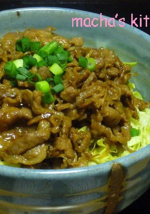 やみつきっ！豚丼☆-レシピのメイン写真