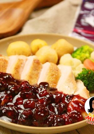鶏むね肉のベリーソース-レシピのメイン写真