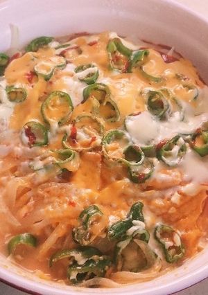 レンジだけ！鶏胸のピザ風(^-^)-レシピのメイン写真