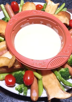 簡単！おつまみには最高チーズフォンデュ-レシピのメイン写真