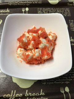 クリームチーズたらこ和え-レシピのメイン写真