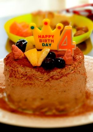 低糖質バースデーケーキ-レシピのメイン写真