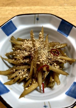 簡単！ご飯が進むきんぴらごぼう(^o^)-レシピのメイン写真