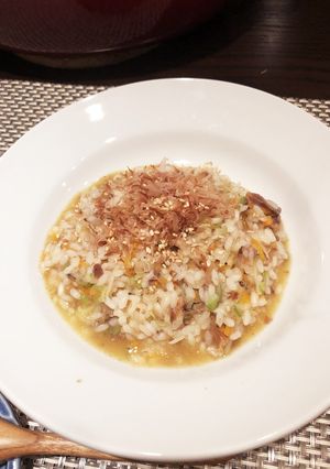 節約と備蓄食材利用 白だしの和風リゾット-レシピのメイン写真