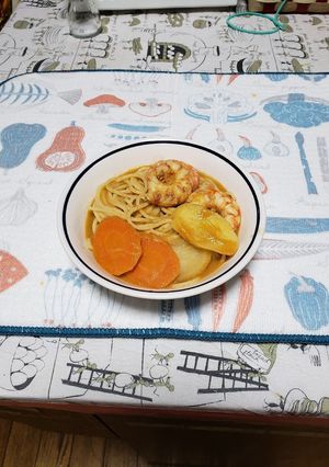 海老のスープパスタ-レシピのメイン写真