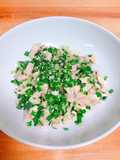 ◎超簡単◎鷄こま切れ肉のニラ塩ダレ和え