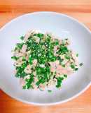 ◎超簡単◎鷄こま切れ肉のニラ塩ダレ和え