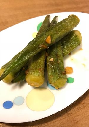 つくりおきにも！オクラの甘辛炒め-レシピのメイン写真