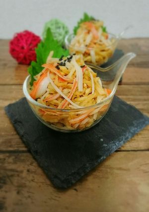 簡単✡切り干し大根とかにかまのピリ辛あえ-レシピのメイン写真