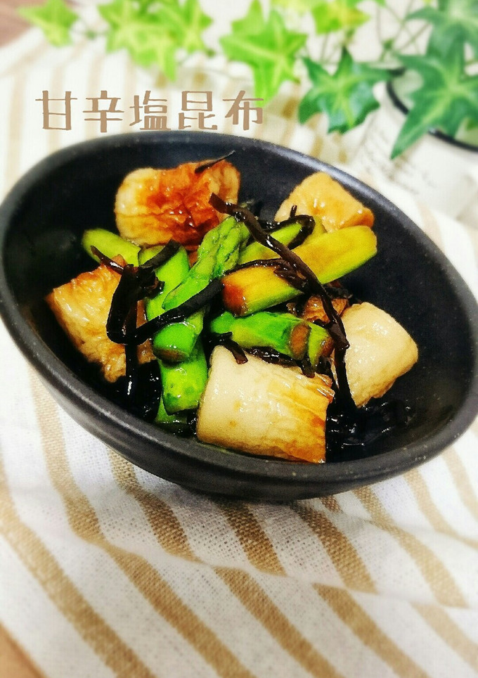 激うま♡アスパラとちくわの甘辛塩昆布漬け-レシピのメイン写真