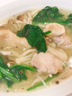 風邪のときに♡鶏肉ときのこの生姜あんかけ-レシピのメイン写真