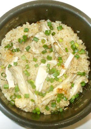 鶏肉黒酢の炊き込みご飯♪簡単炊飯器-レシピのメイン写真