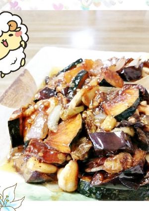 マクロビ☆素揚げ野菜の甘辛あんかけ-レシピのメイン写真