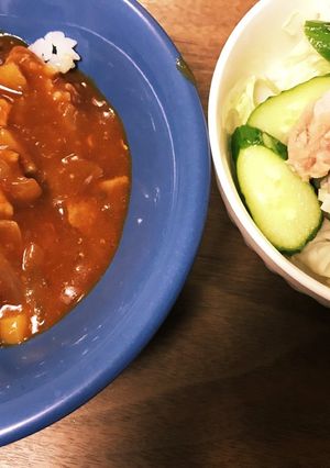 嫌いな野菜はみじん切りハヤシライス-レシピのメイン写真