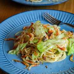 รูปของ アンチョビと桜海老のパスタ