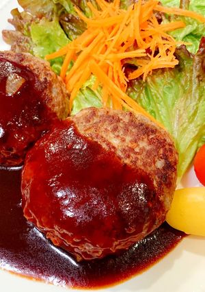 簡単水切り不要☆やわらか豆腐ハンバーグ-レシピのメイン写真