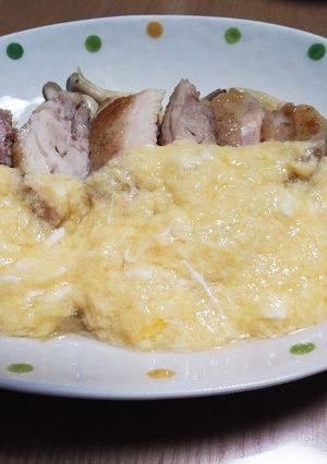 チキンソテーの白だし卵あんかけ-レシピのメイン写真