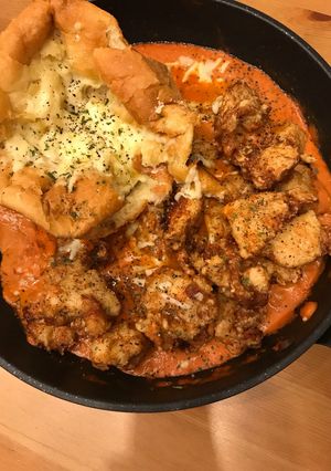 インスタ映えパネチキン★ヘルシー胸肉版-レシピのメイン写真