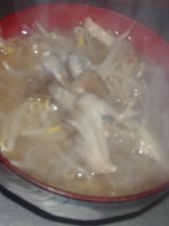 もやし&舞茸の味噌汁-レシピのメイン写真