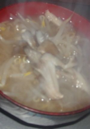 もやし＆舞茸の味噌汁-レシピのメイン写真