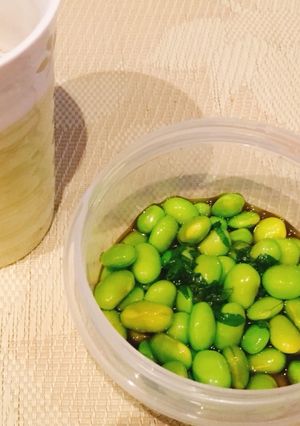 枝豆とシソのおつまみ-レシピのメイン写真