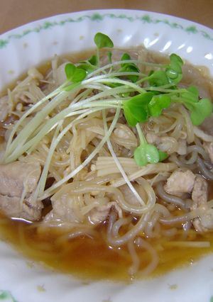 豚肉。しらたき。えのき☆煮-レシピのメイン写真