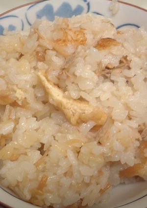 ツナ缶・なめ茸の炊き込みご飯-レシピのメイン写真