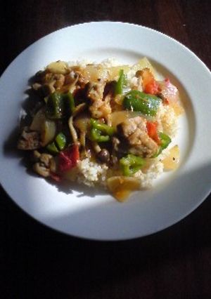 スパイシーチキン丼-レシピのメイン写真
