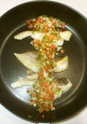 魚・たらのムニエル♪簡単サルサソース-レシピのメイン写真