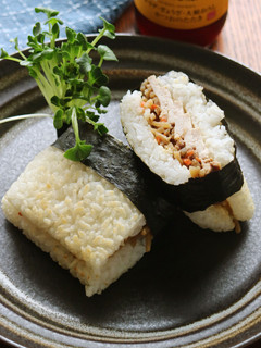 玉子焼き用フライパンで!ライスサンド-レシピのメイン写真