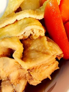 鶏肉と野菜のおでん風煮込み(砂糖なし)-レシピのメイン写真