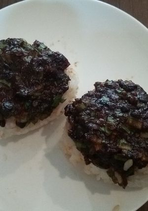 ネギ味噌焼きおにぎり-レシピのメイン写真