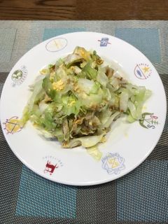 簡単!時短!キャベツの卵とじ-レシピのメイン写真