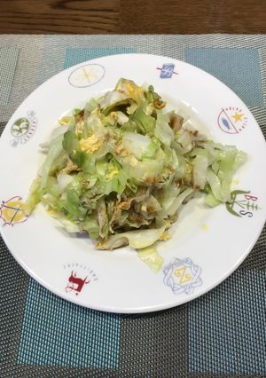 簡単！時短！キャベツの卵とじ-レシピのメイン写真