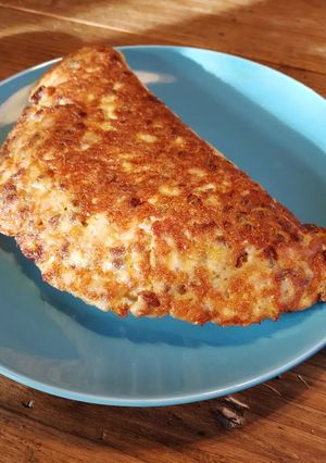 低糖質、高たんぱくな納豆オムレツ-レシピのメイン写真