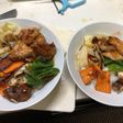 豚丼と味噌汁
