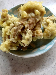 しいたの軸の天ぷら-レシピのメイン写真