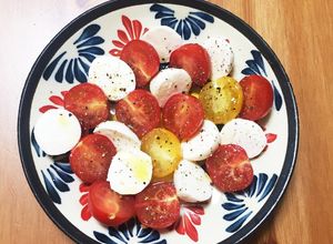プチトマトとモッツァレラの水玉カプレーゼ-レシピのメイン写真