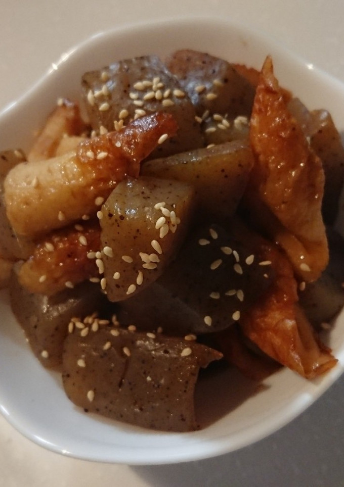 竹輪と蒟蒻の甘辛煮-レシピのメイン写真