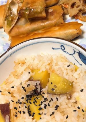 さつまいもの炊き込みご飯-レシピのメイン写真