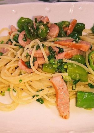 旨ウマ♪夏野菜で簡単ペペロンチーノ-レシピのメイン写真