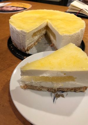 丸ごとレモンのレアチーズケーキ-レシピのメイン写真