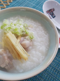 簡単本格☆中華粥 鶏肉バージョン!-レシピのメイン写真