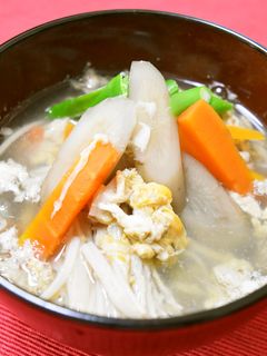 味付けは「白だし」だけ★ごぼうのすまし汁-レシピのメイン写真