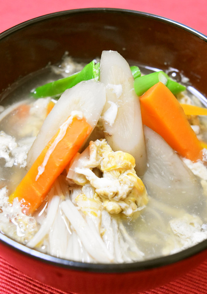 味付けは「白だし」だけ★ごぼうのすまし汁-レシピのメイン写真
