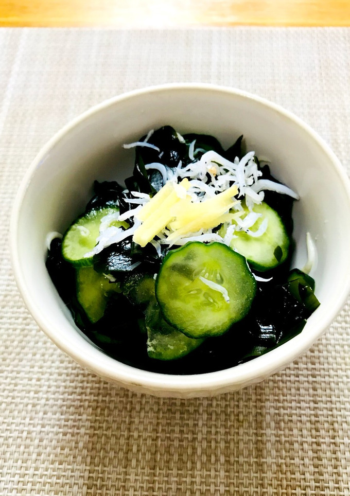 きゅうりとワカメの酢の物-レシピのメイン写真