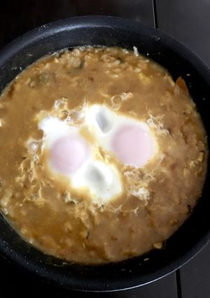 残ったカレーでチーズリゾット！-レシピのメイン写真