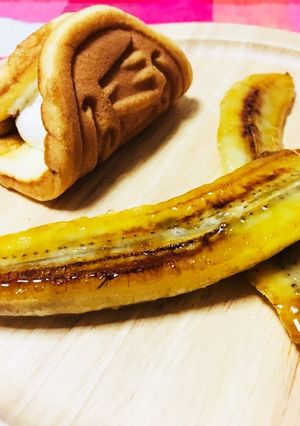焼きバナナのキャラメリゼ-レシピのメイン写真