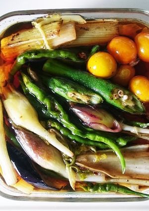 なんでも野菜の揚げびたし※覚書-レシピのメイン写真