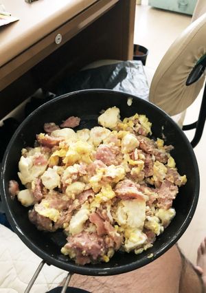 卵とスパムと豆腐-レシピのメイン写真